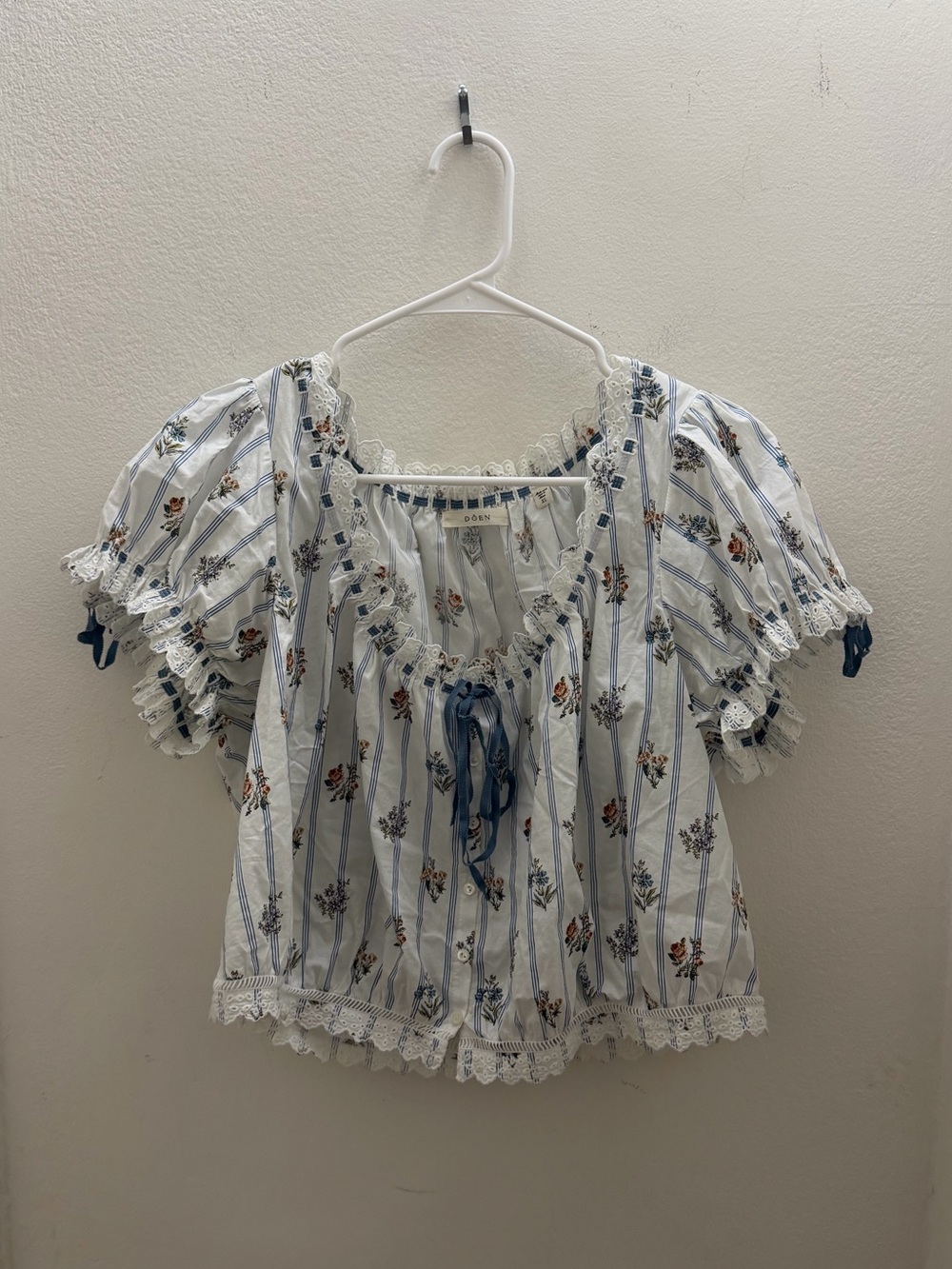 Dôen Nera Top in Fleurs de Bordeaux